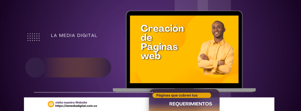 creación de paginas web, servicio de la meida digital